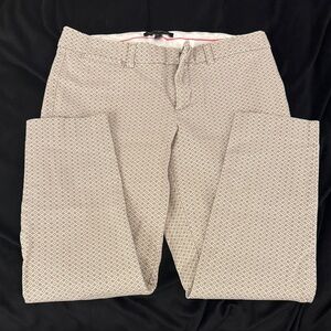 Banana Republic Beige Patterned Dress Pants